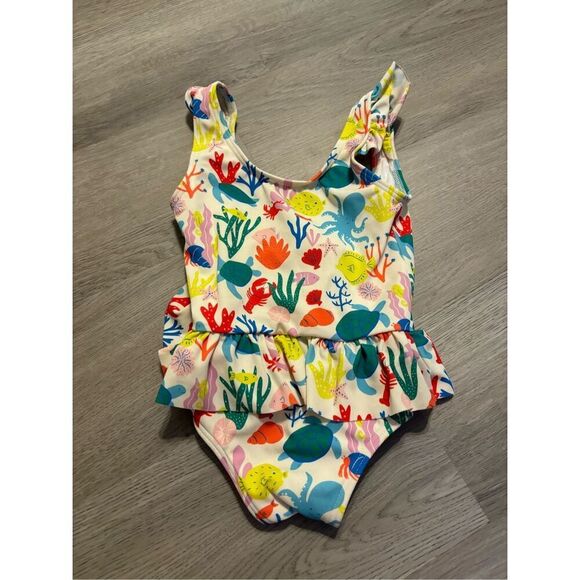 Baby Boden Other - BABY BODEN RUFFLE SEA ANIMAL SWIMSUIT SIZE 12-18 MONTHS